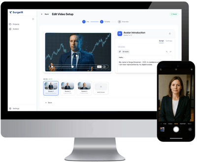 SurgeIR | AI-driven video creation platform: compliant & investor-proven